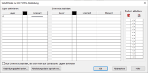 SOLIDWORKS zu DXF/DWG Blechteile