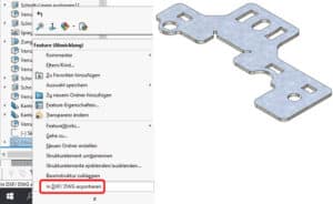 Blechteil SOLIDWORKS