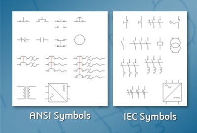 Symbolbibliothek Ansi und IEC Symbole