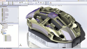 Screenshot SolidCAM - Hochentwickelte Übergänge - HSS