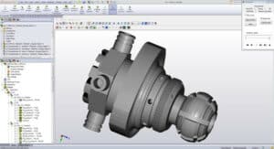 SolidCAM Screenshot Drehfräsen