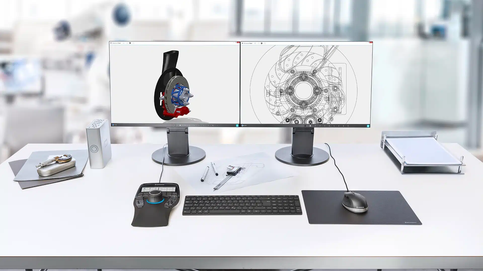 SpaceMouse mit 3DEXPERIENCE Anwendungen kompatibel