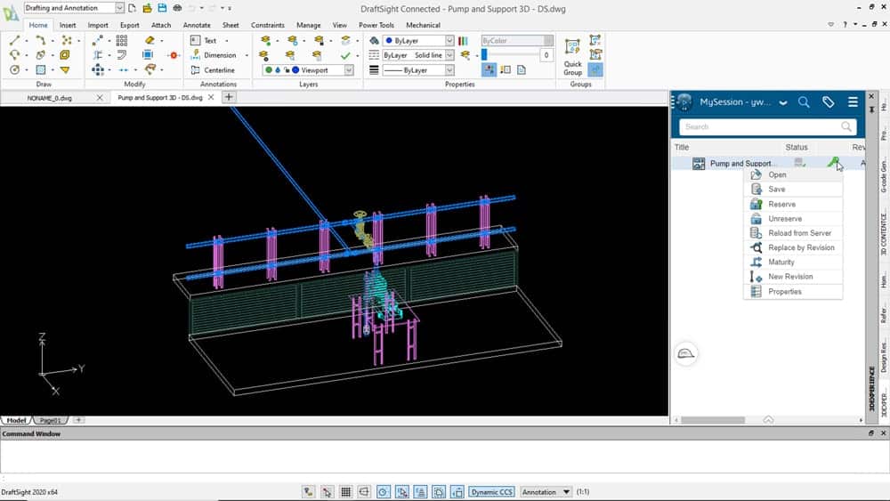 Erster Einblick 3DEXPERIENCE DraftSight - Schwerpunkt Konstruktion