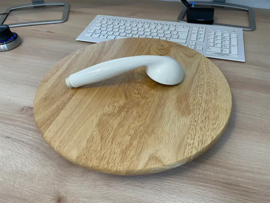 3D-Scan Daten SOLIDWORKS - Duschkopf Drehteller