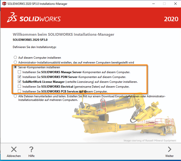Anleitung Installation SOLIDWORKS PDM Standard Server