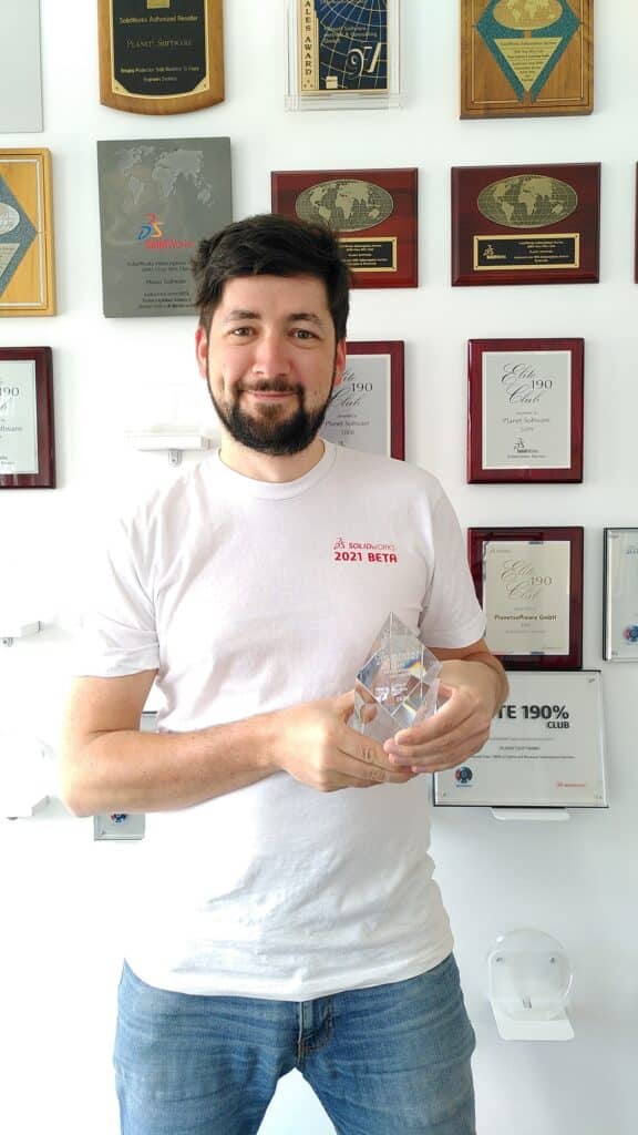 Zertifizierungs-Awards für planetsoftware - Elite AE Award Mario Wutte