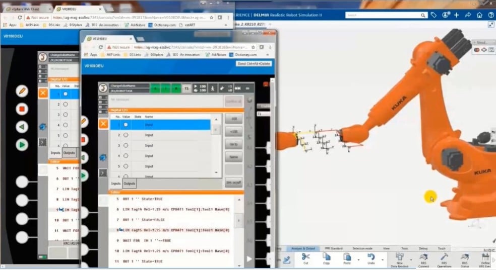 Robot Virtual Commissioning