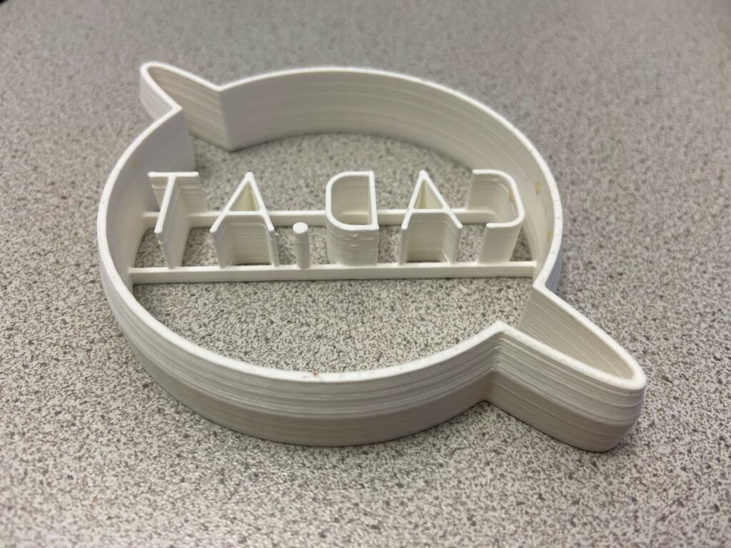 Weihnachtskeks-Ausstechform aus 3D-Drucker - Ausstechform