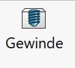 Gewindedarstellung