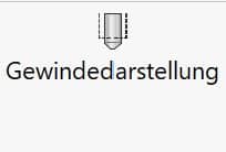 Icon Gewindedarstellung