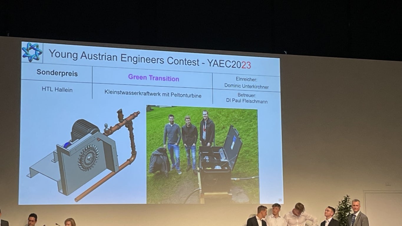 Sieger Young Austrian Engineers Contest - YAEC2023