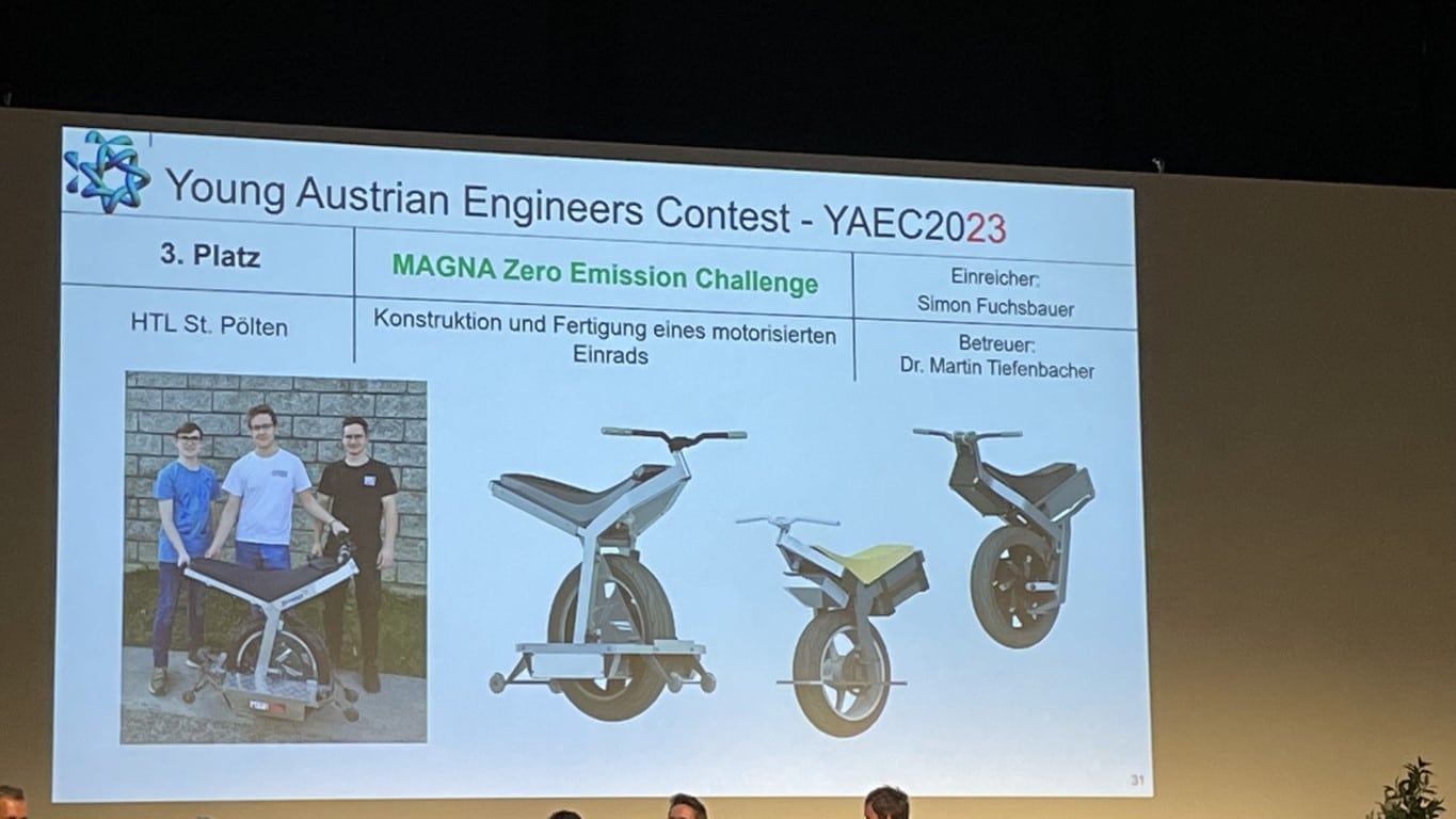 Sieger Young Austrian Engineers Contest - YAEC2023