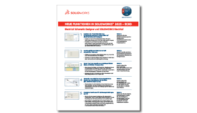 What's New SOLIDWORKS 2025 - Datenblatt ECAD Electrical