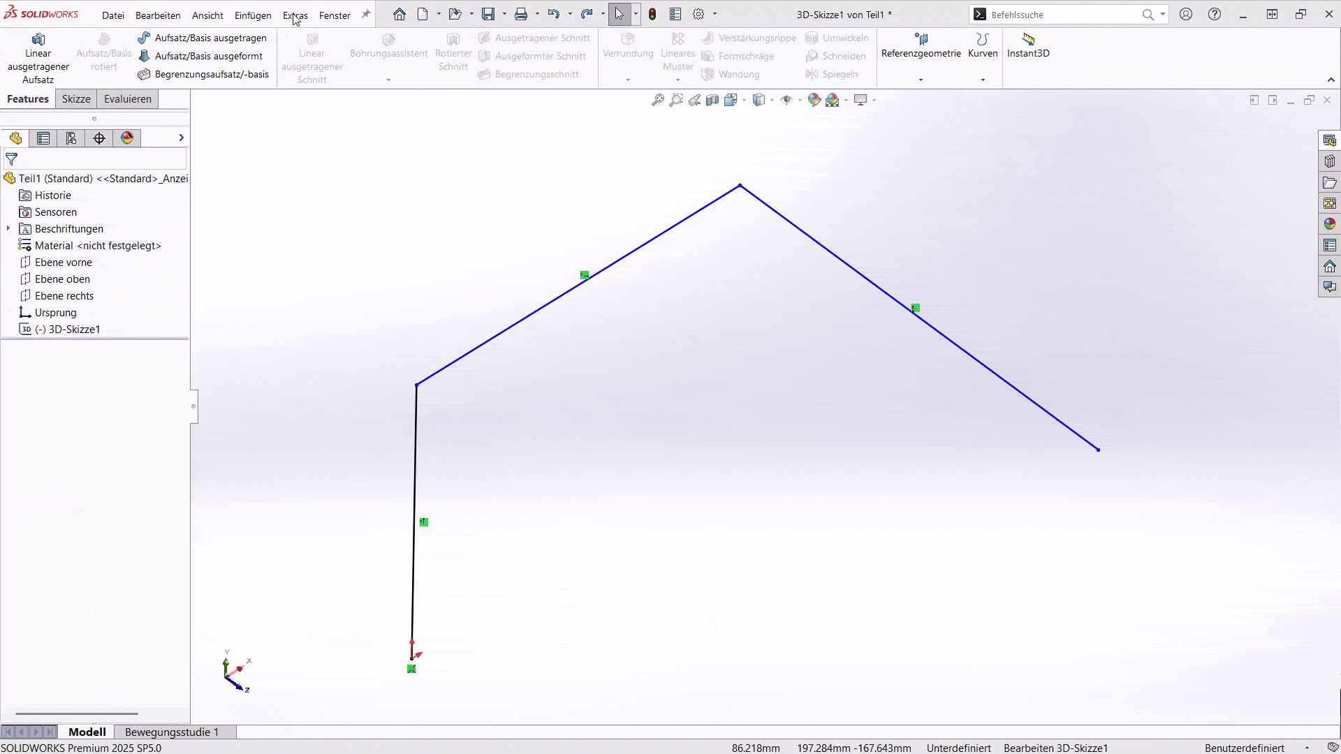SOLIDWORKS Lieblingsfeatures: Linie knicken