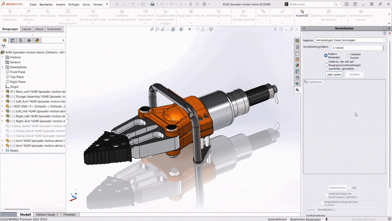 SOLIDWORKS Lieblingsfeatures: Vereinfachen