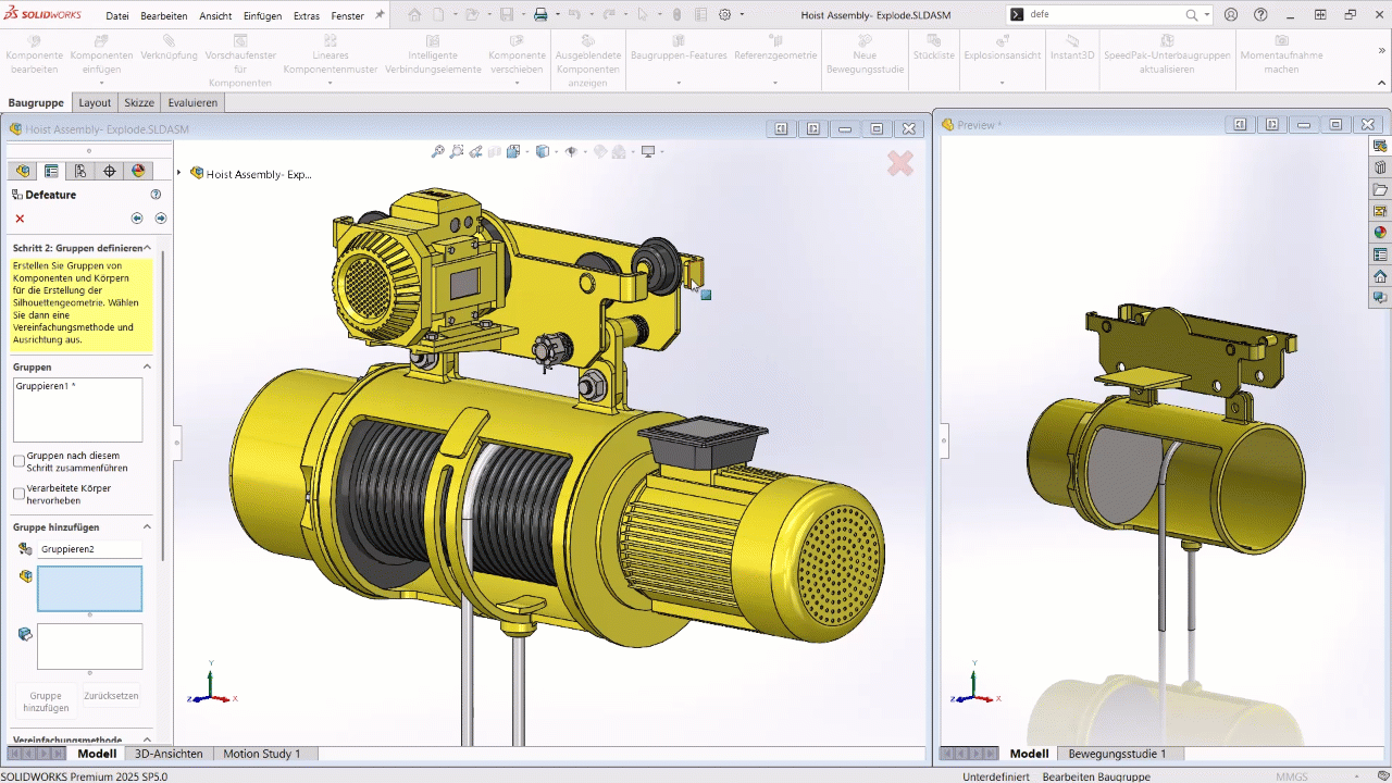 SOLIDWORKS Lieblingsfeatures: Defeature