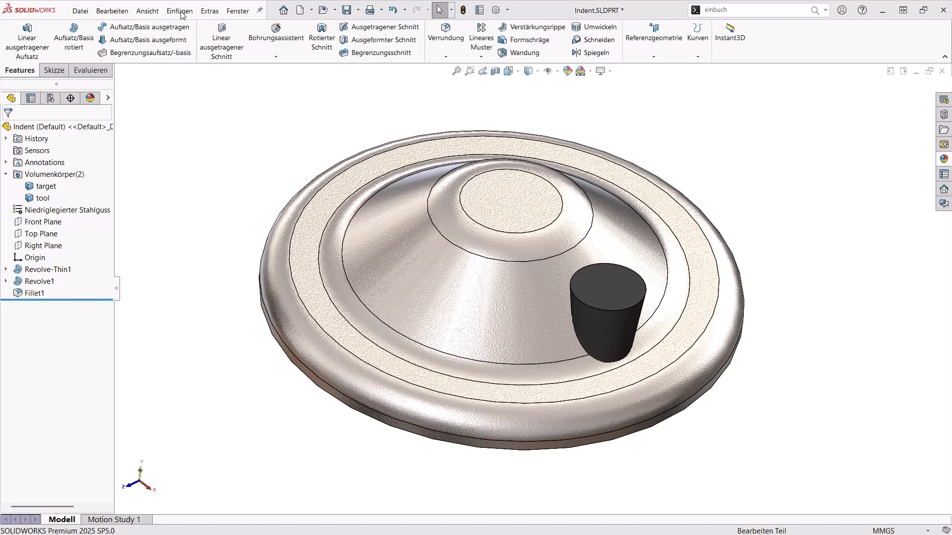 SOLIDWORKS Lieblingsfeatures: Einbuchtung